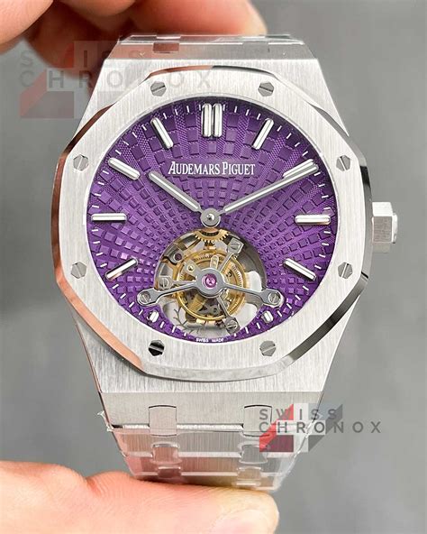 audemars piguet purple dial|audemars piguet royal oak frosted.